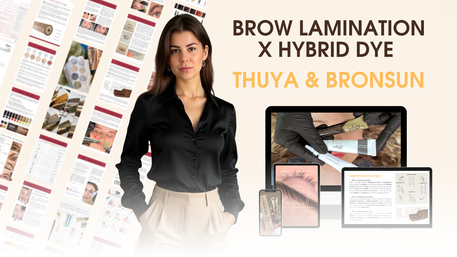 Brow Lamination x Hybrid Dye [Thuya & Bronsun]