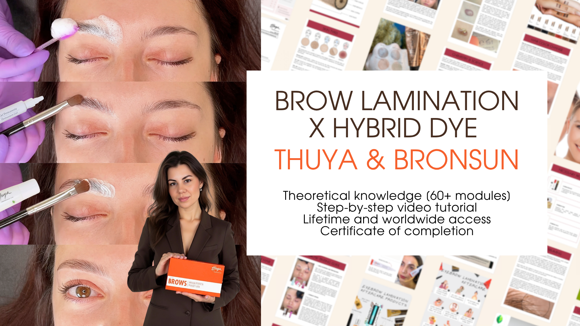 Brow Lamination x Hybrid Dye [Thuya & Bronsun]